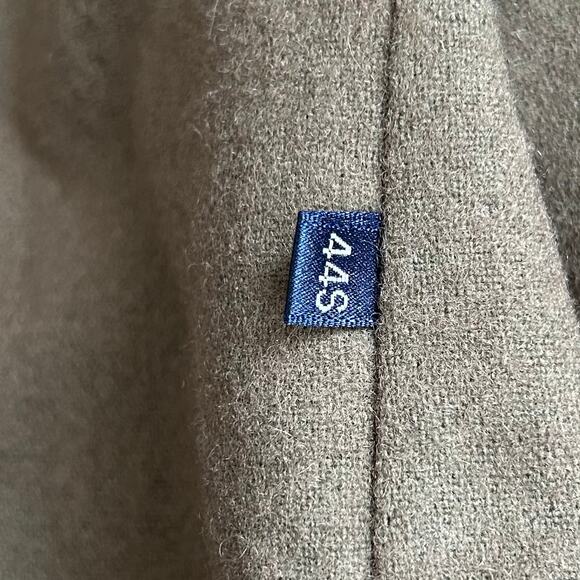 Vintage Perusal double Breasted Trench Coat zip Out wool Liner outdoor prep 44S - Picture 14 of 14